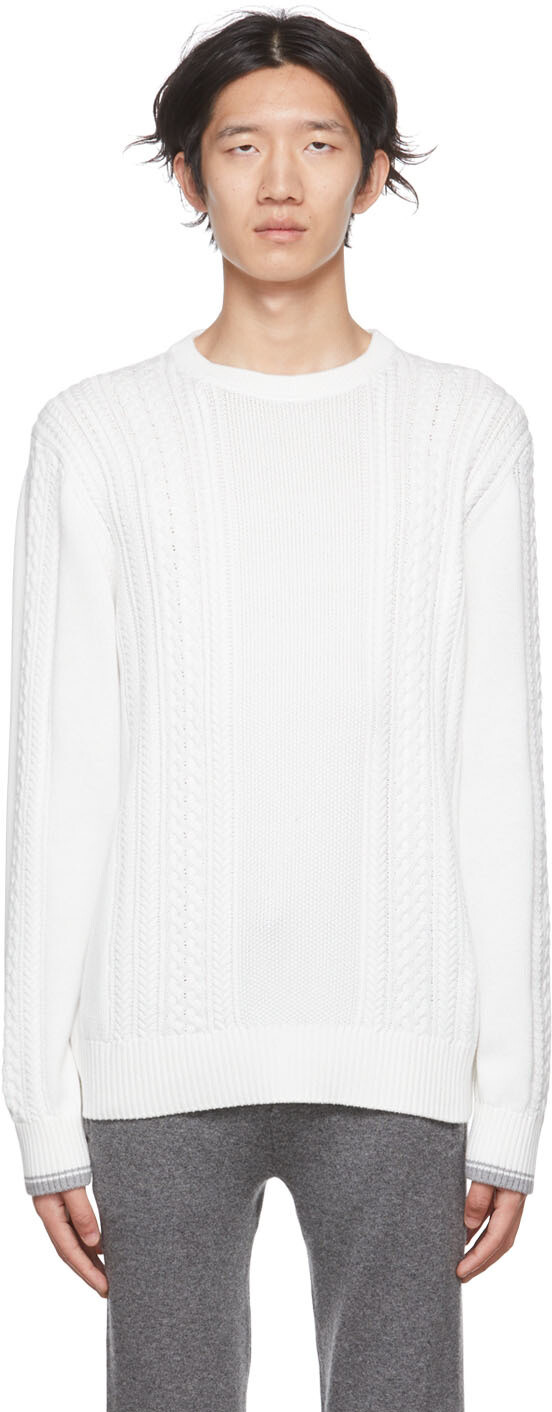 

Off-White вязаный свитер Vince, Серый, Off-White вязаный свитер Vince