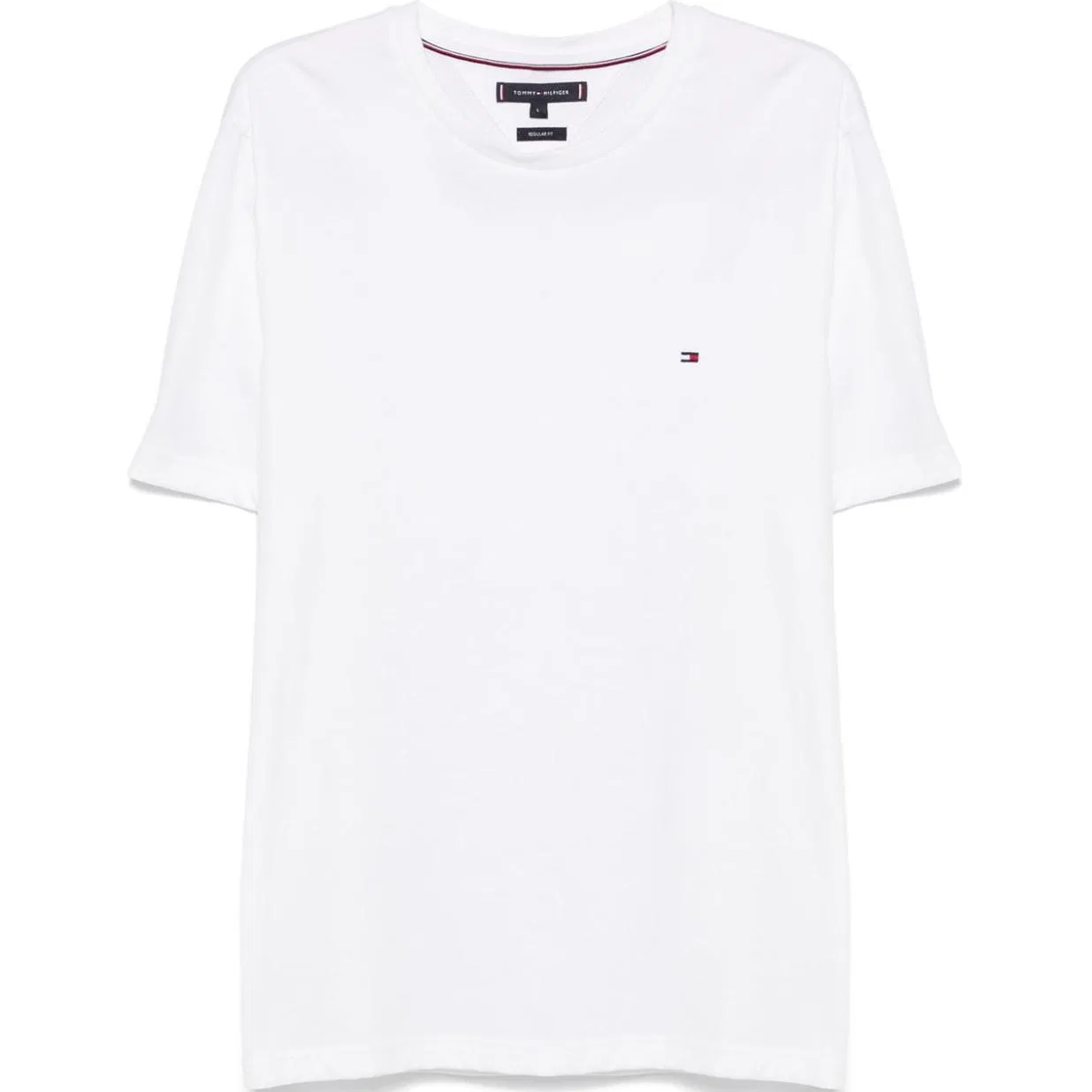 Мужская футболка с вышитым логотипом Tommy Hilfiger