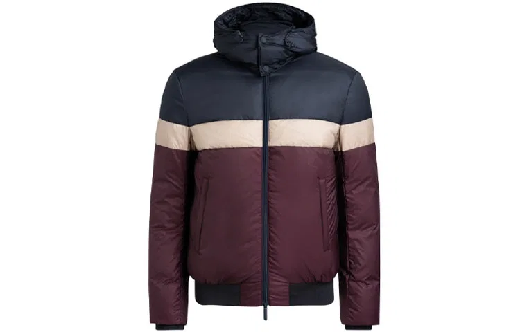 Мужская куртка пуховик Emporio Armani, Maroon