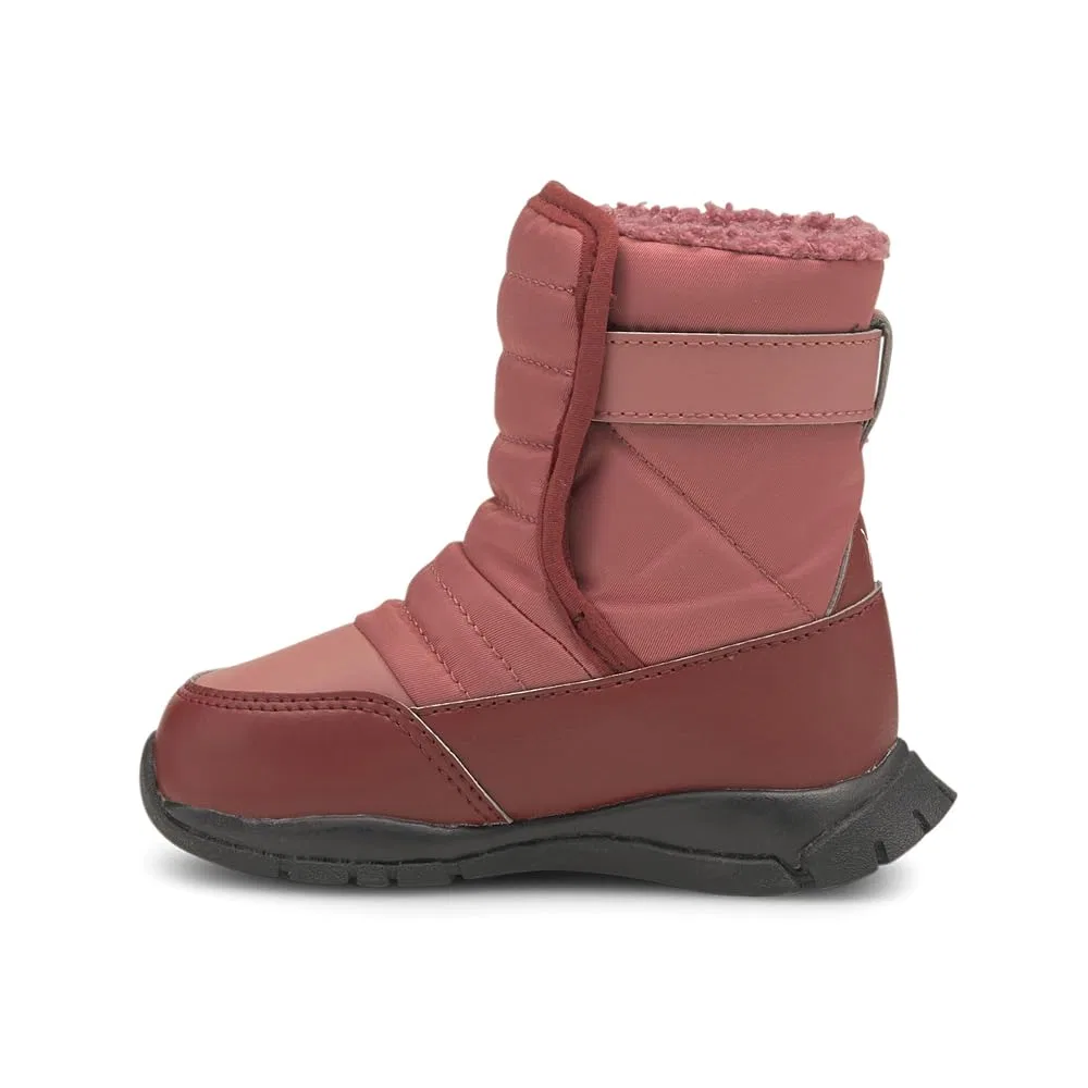 Детские зимние ботинки водонепроницаемые Nieve Winter Boot PUMA, Mauvewood Lotus — фото 3