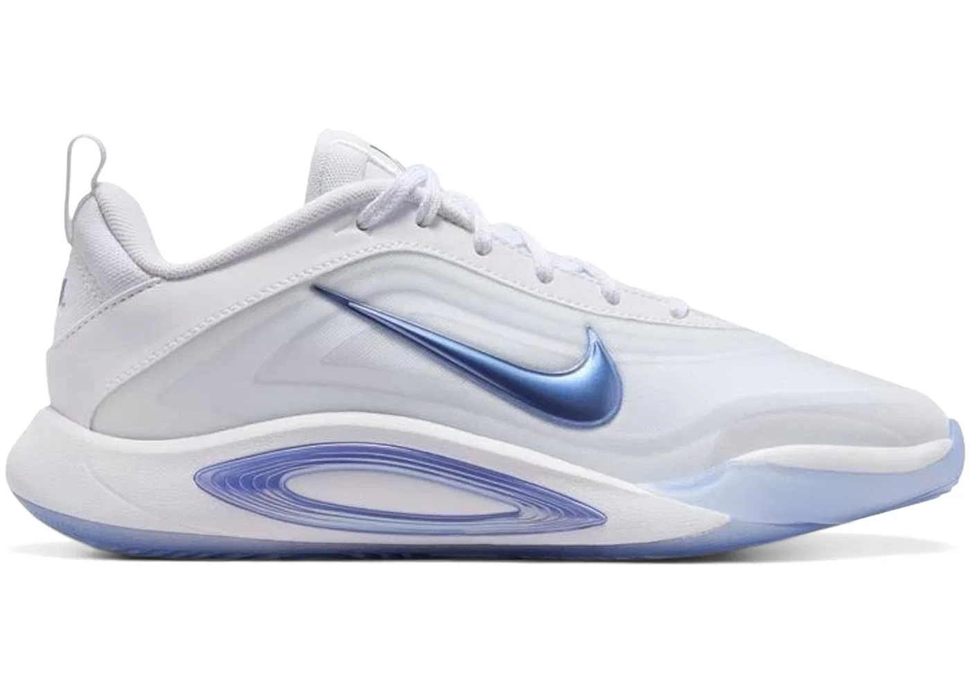 Детские кроссовки с принтом Nike A'ja Wilson A'One Nike, White/Football Grey/Sapphire