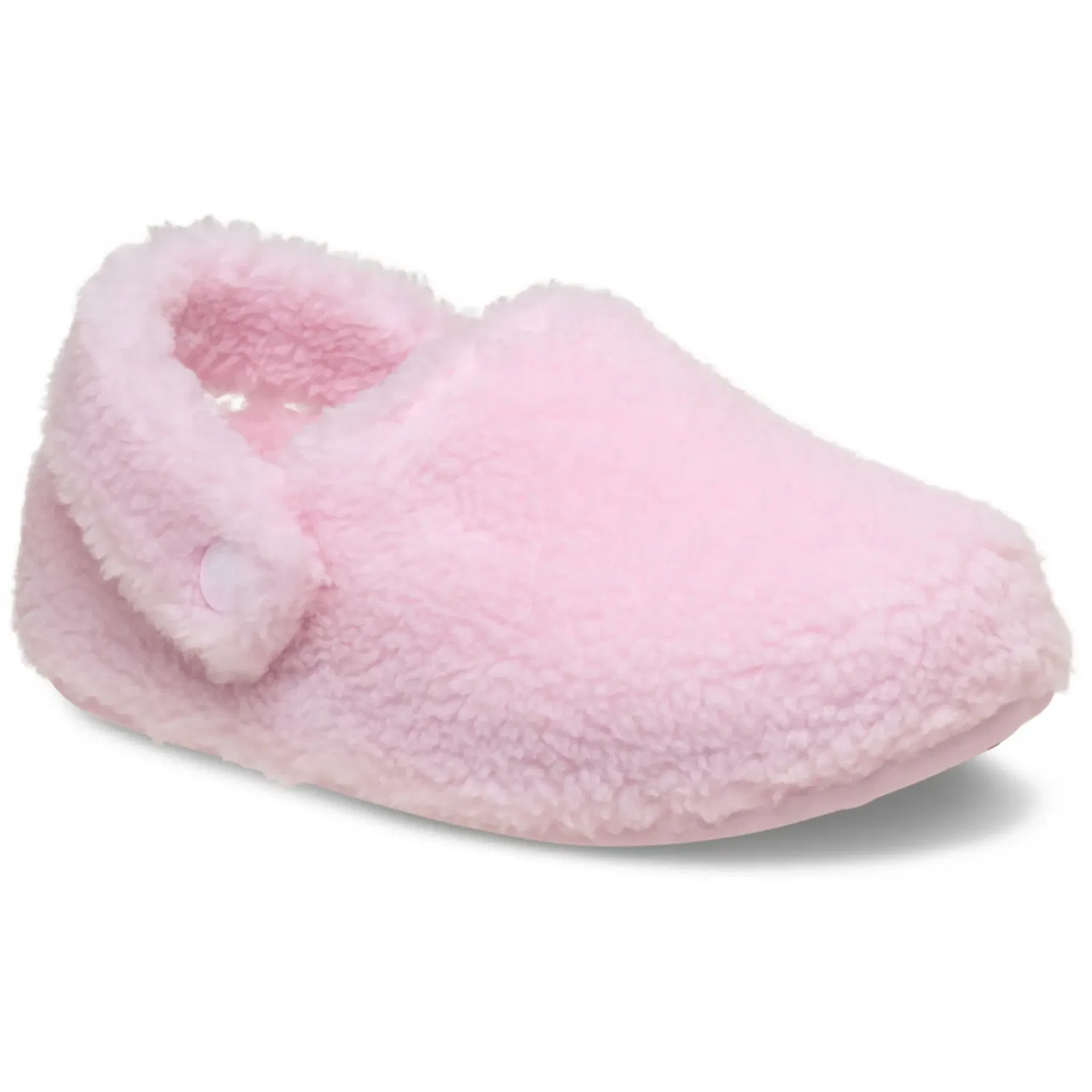 Детские тапочки-клоги с искусственным мехом Crocs, Pink