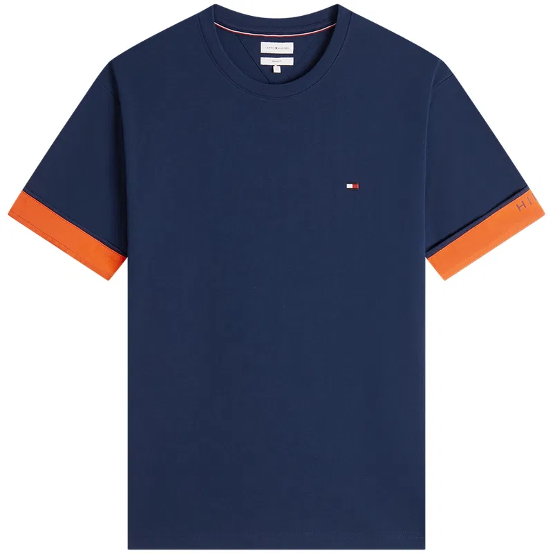 Мужская футболка с круглым вырезом Tommy Hilfiger, Marine Blue DCC
