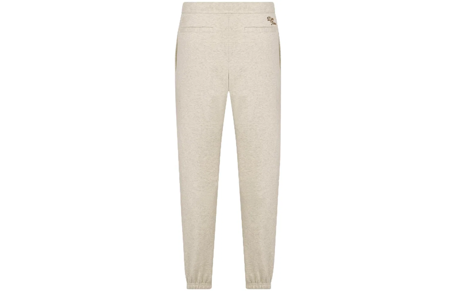 Вязаные спортивные брюки, модель Knitted Sweatpants, DIOR, Ecru — фото 4