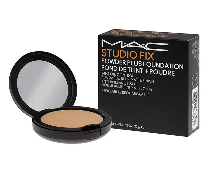 Компактная пудра-основа MAC Studio Fix Powder Plus Foundation NW15, 12 г