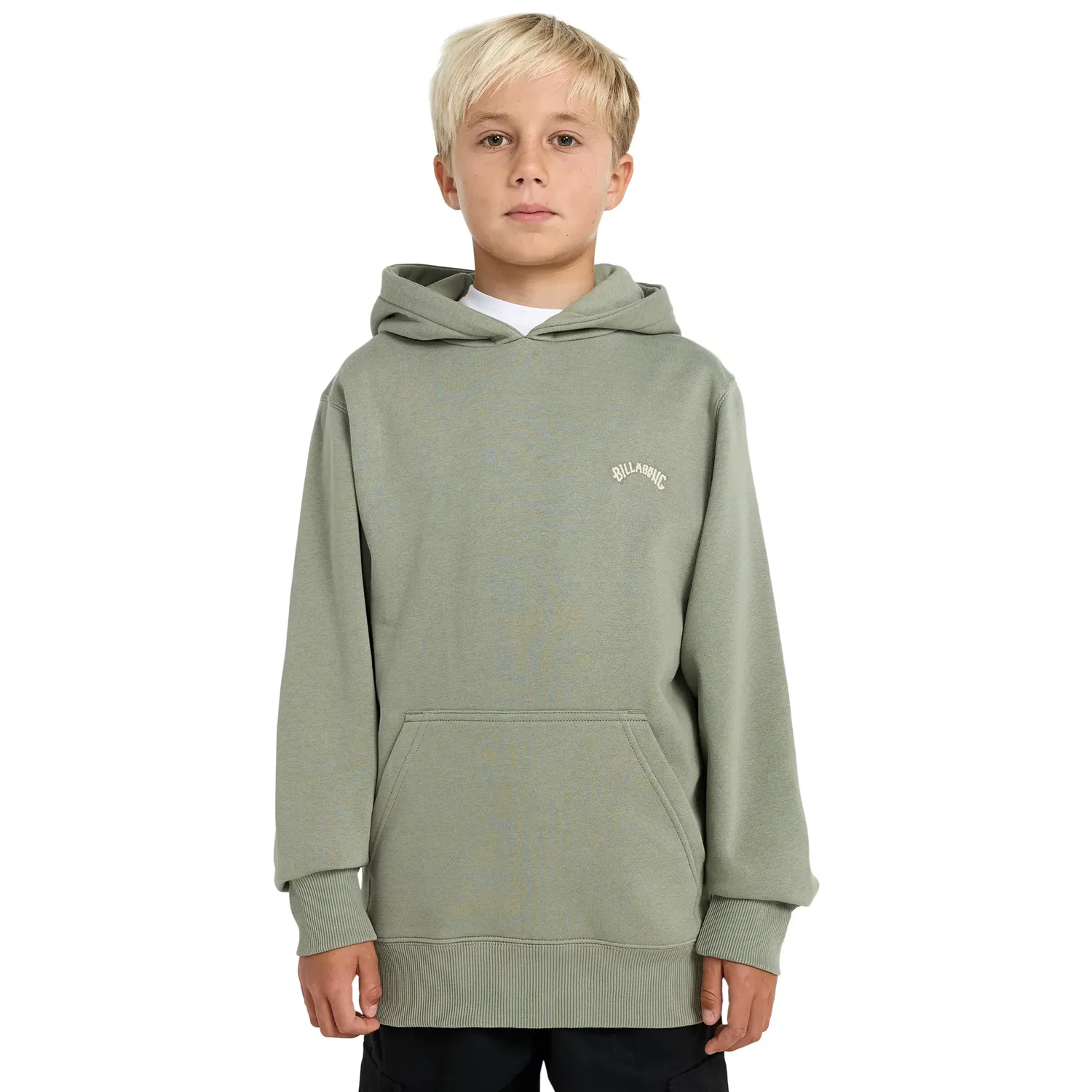 Детская худи с принтом Arch Billabong, Gris