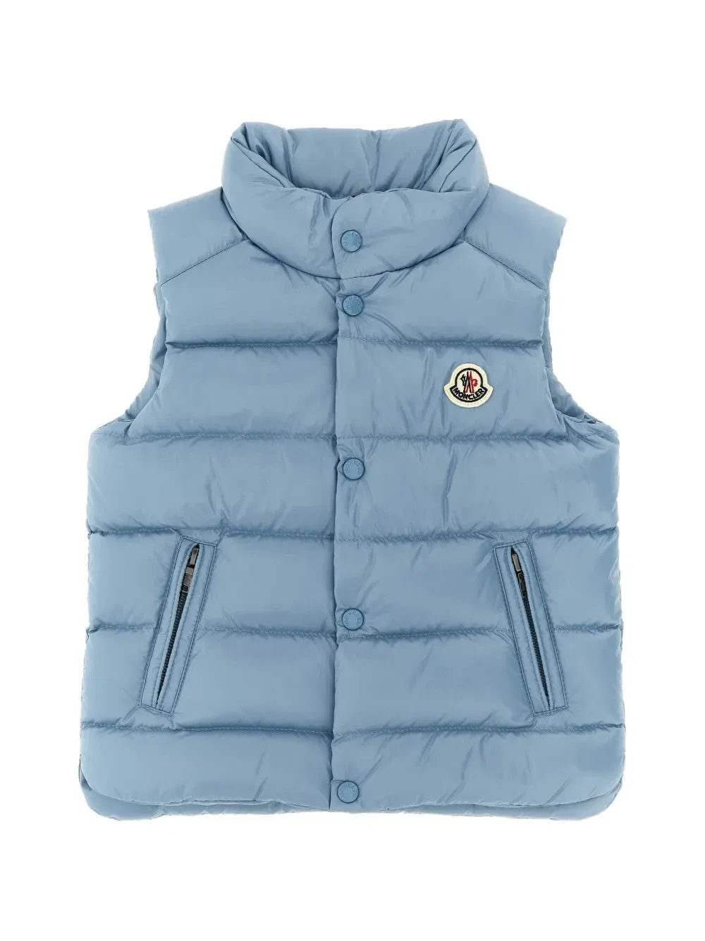 Утепленный жилет Bernard Moncler Enfant, синий