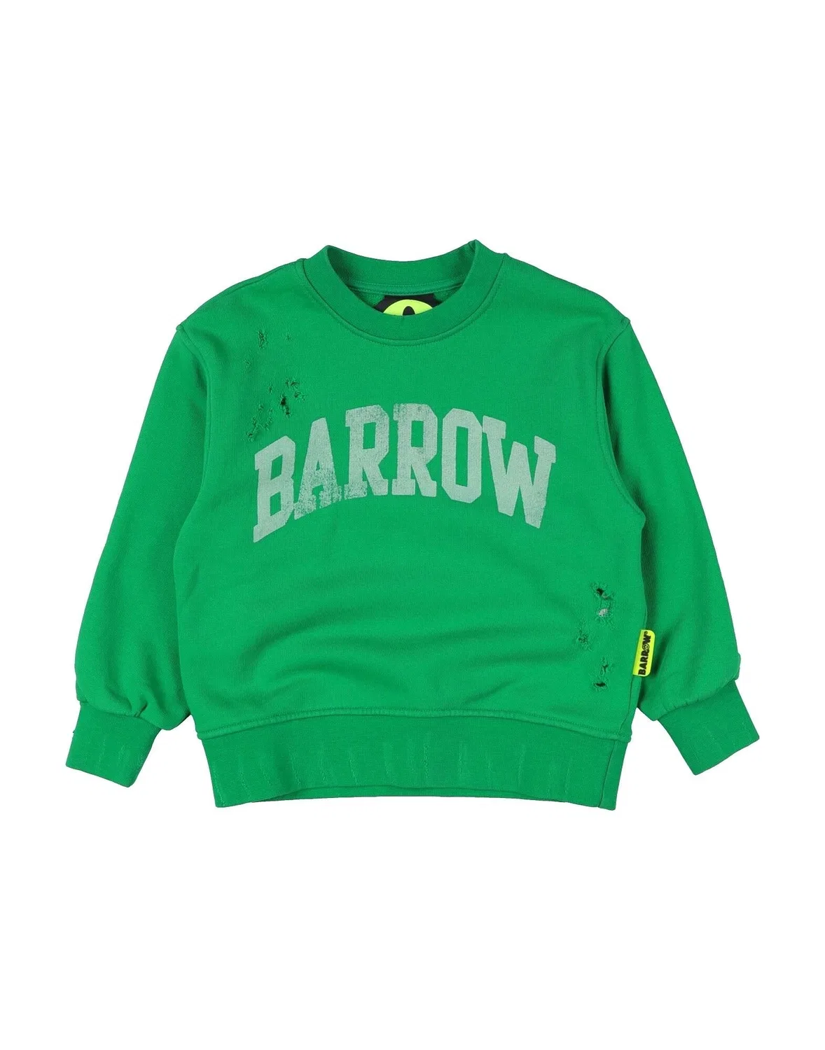 Детская флисовая толстовка с принтом Barrow, зеленый