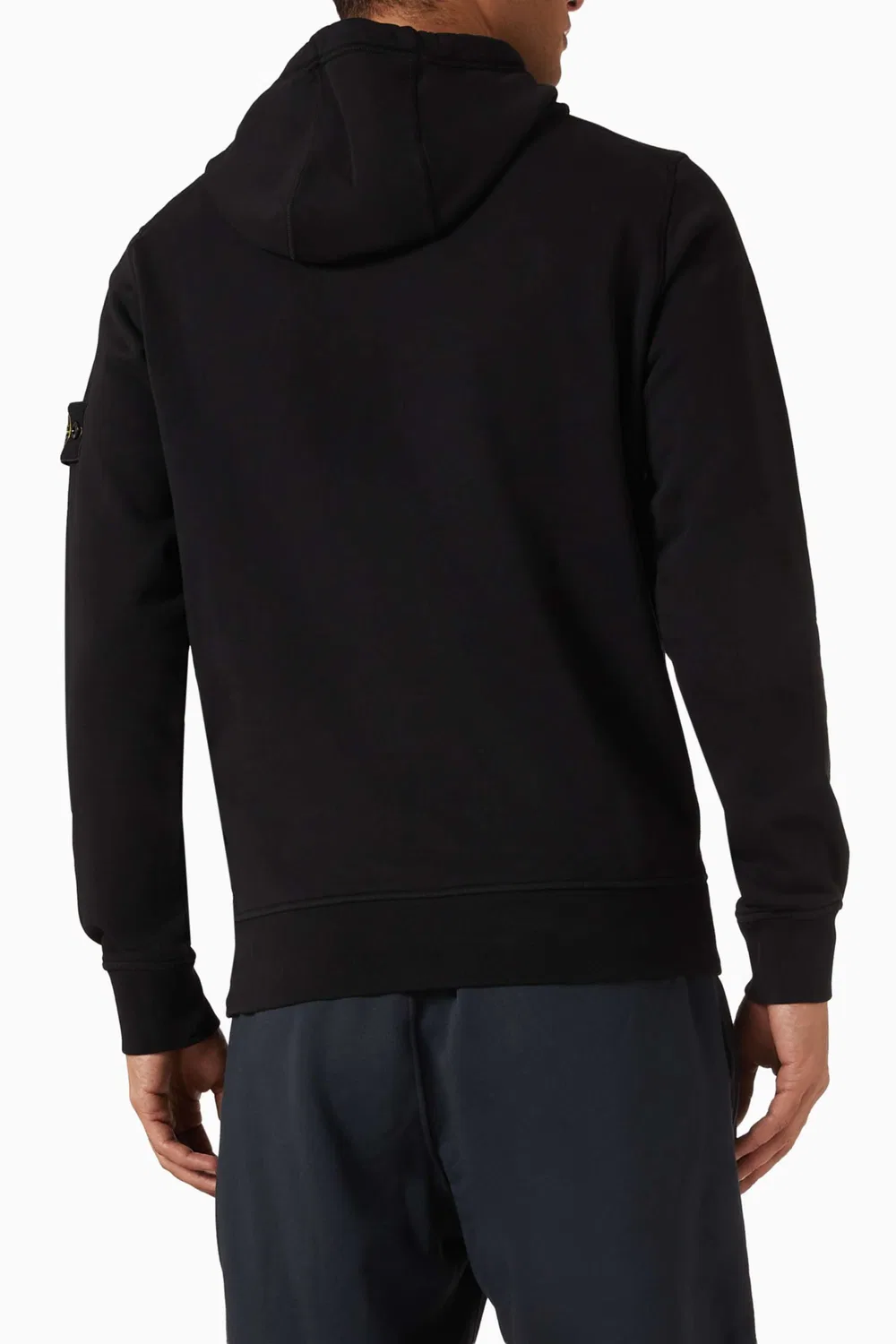 Худи с капюшоном из хлопкового флиса Stone Island — фото 3