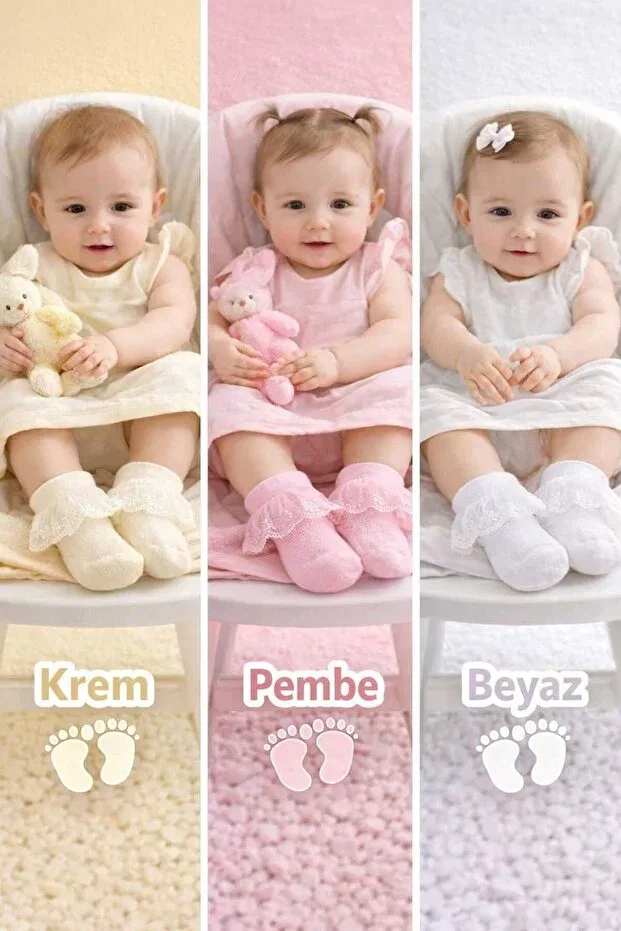 Детские носки для новорожденных хлопковые 3 шт Amélio Kids, Multicolor — фото 2