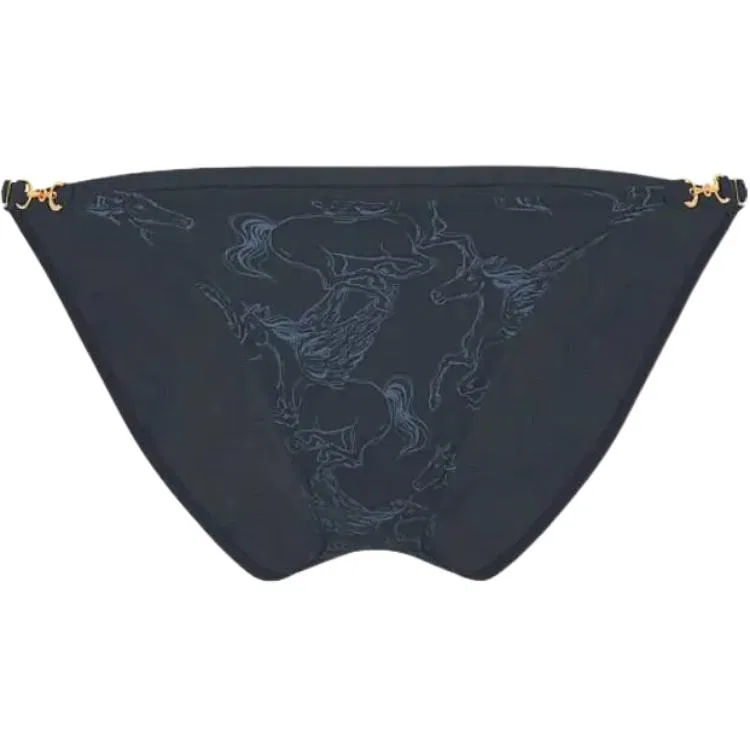 Женские трусы-бикини с принтом Victoria's Secret, Ink Blue Pegasus Print