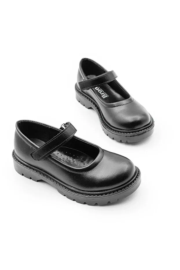 Детские балетки для девочек из искусственной кожи Generic Brands, Black