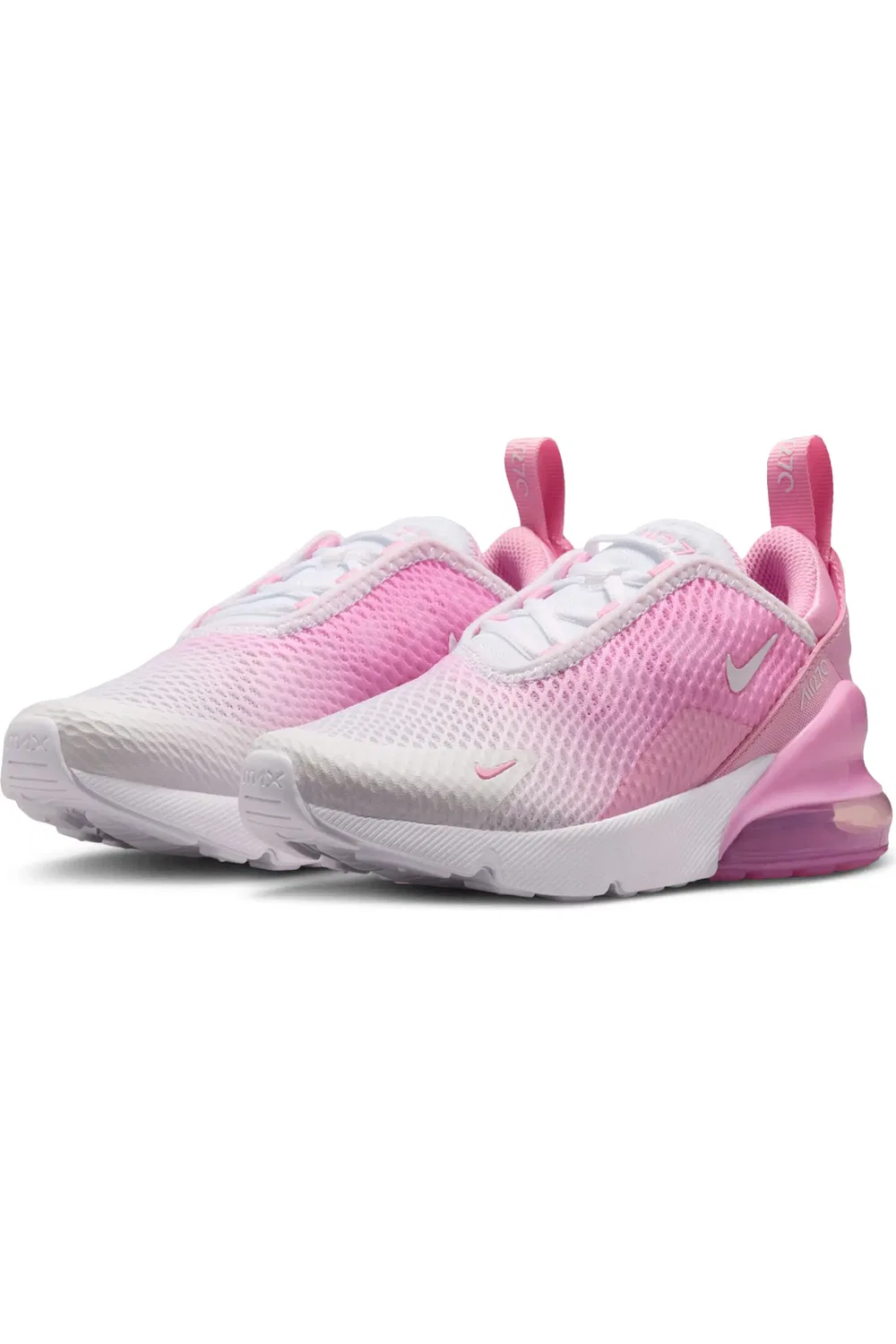 Детские кроссовки с амортизацией Air Max 270 Nike, 604 Pnkris/White