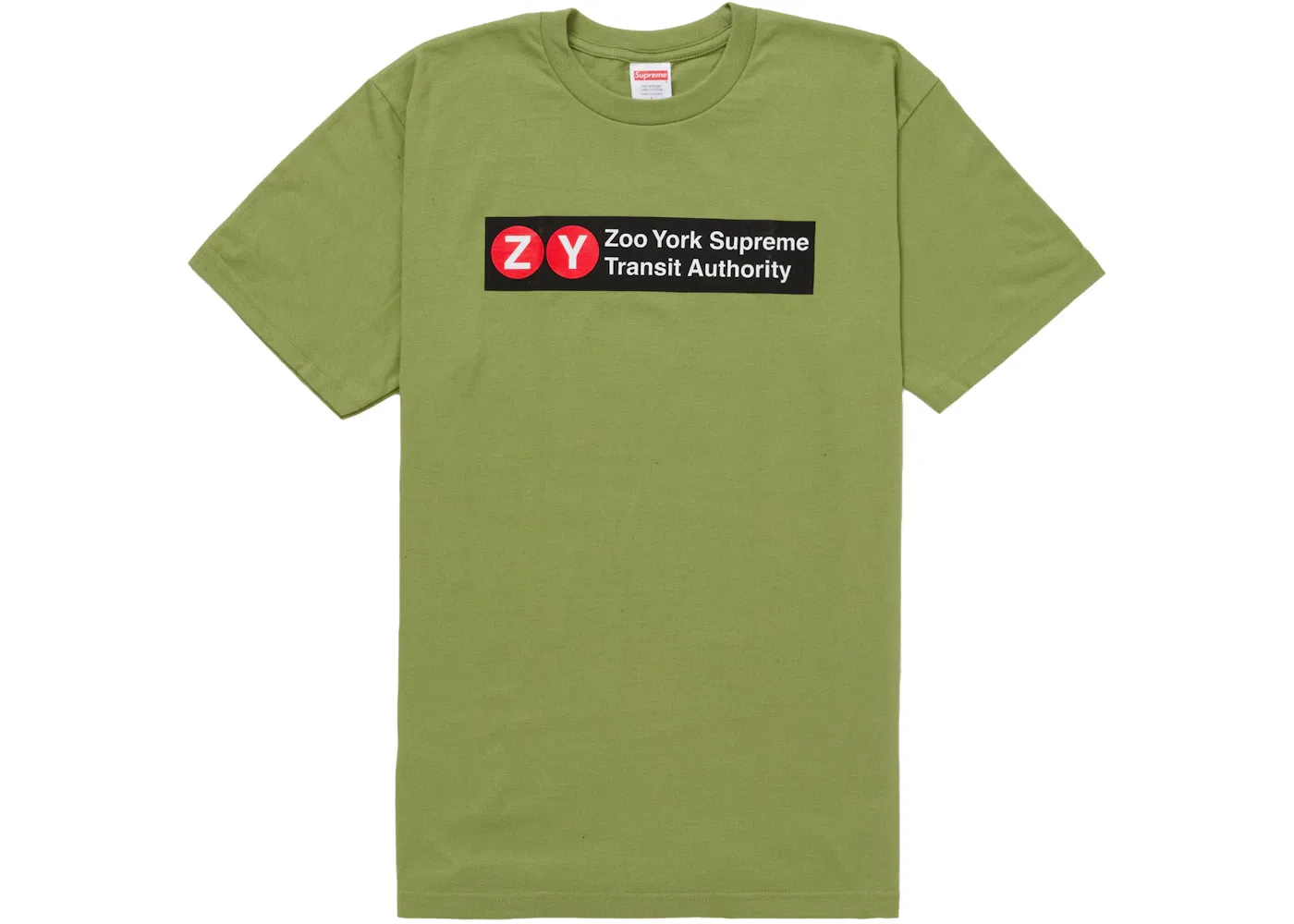 Мужская футболка с принтом Zoo York Transit Supreme, Olive