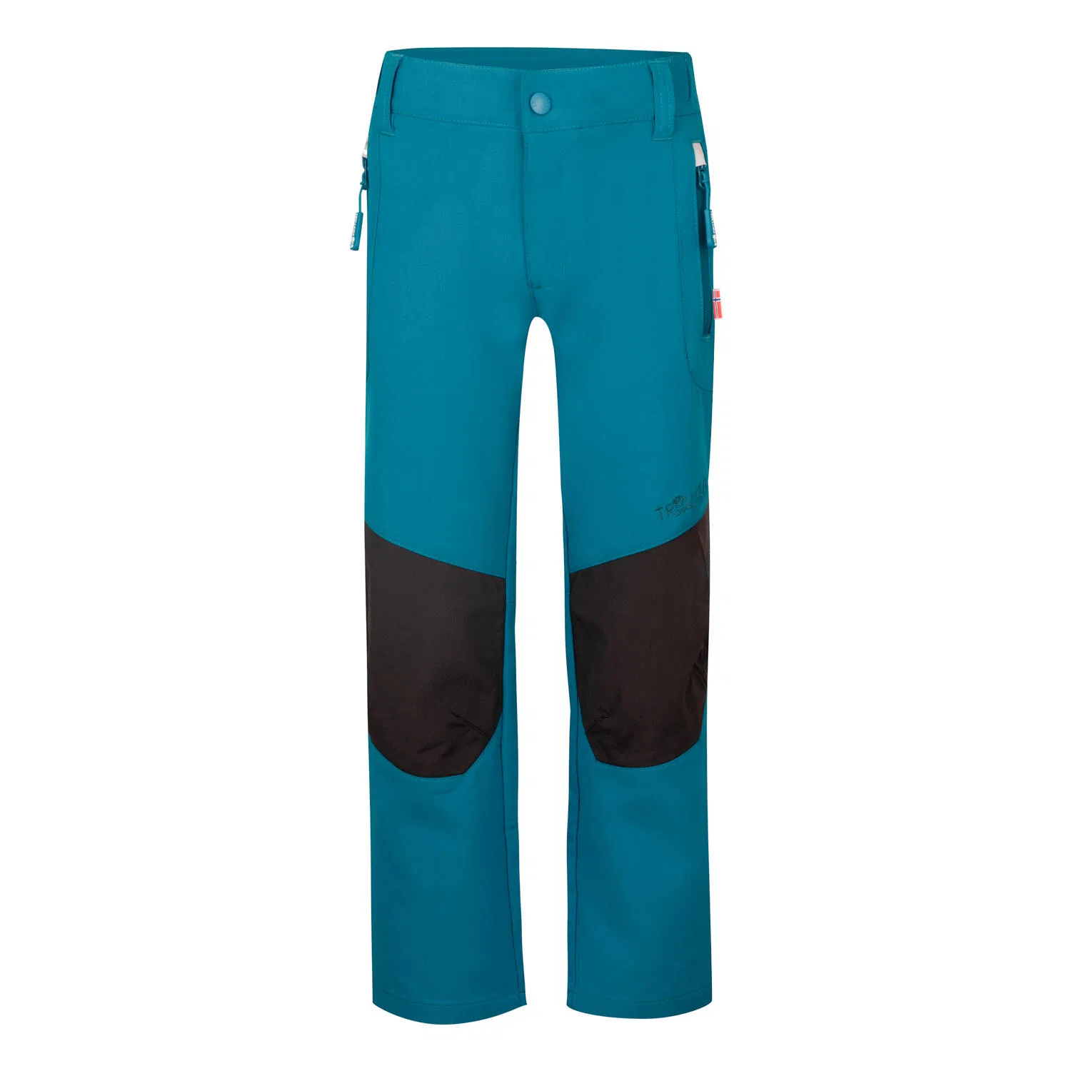 Детские эластичные брюки софтшелл Lysefjord Trollkids, Eisblau