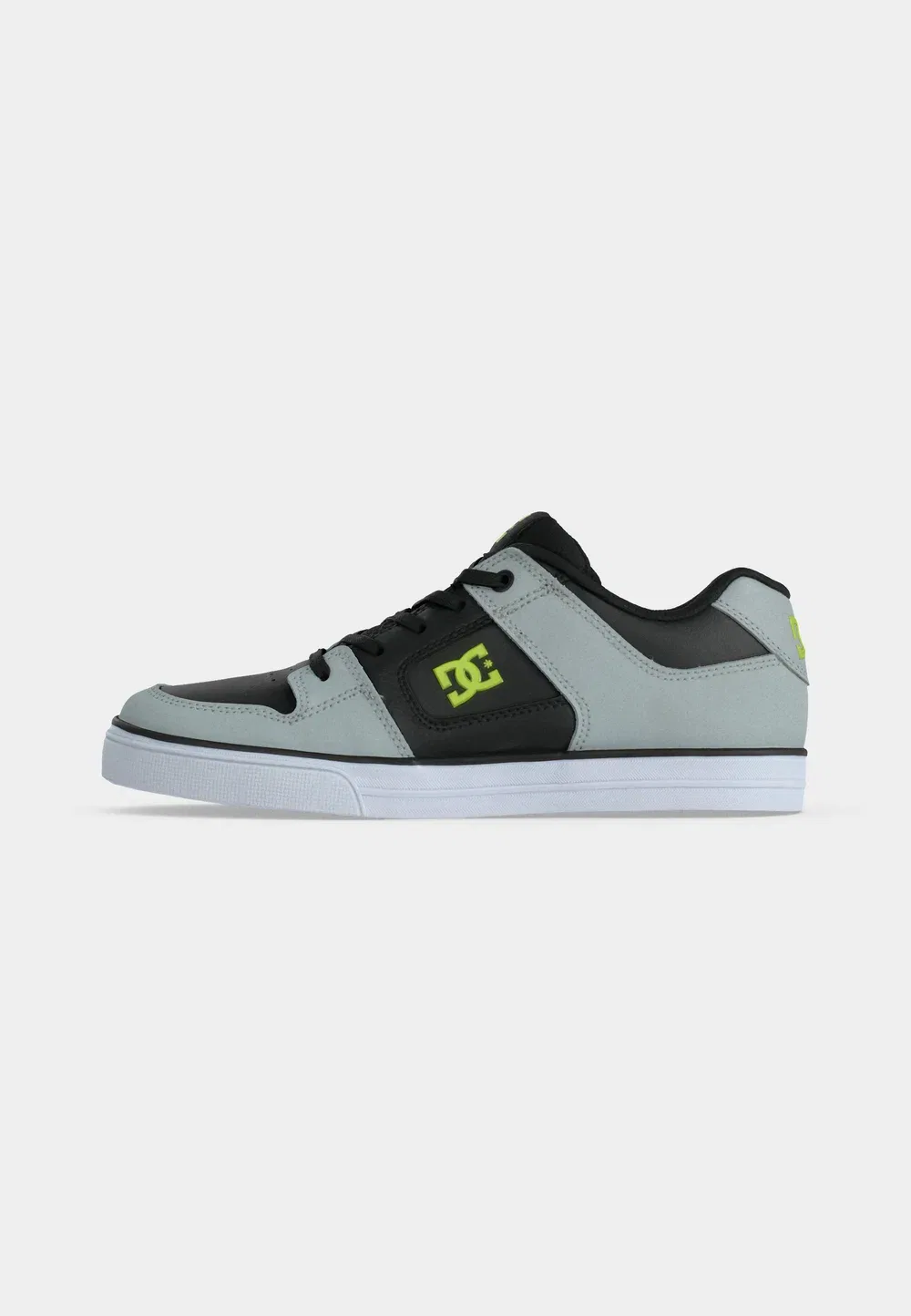 Чисто унисекс - скейтбордистские кроссовки Dc Shoes, Black/Grey/Lime — фото 2