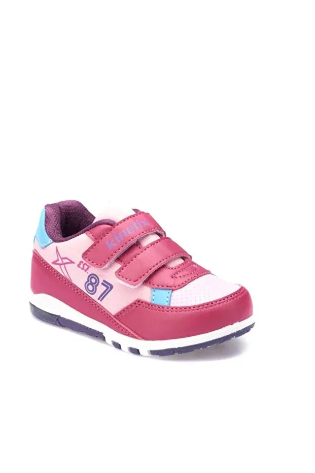 Детские кроссовки для девочек из искусственной кожи Kinetix, Fuchsia Light Pink