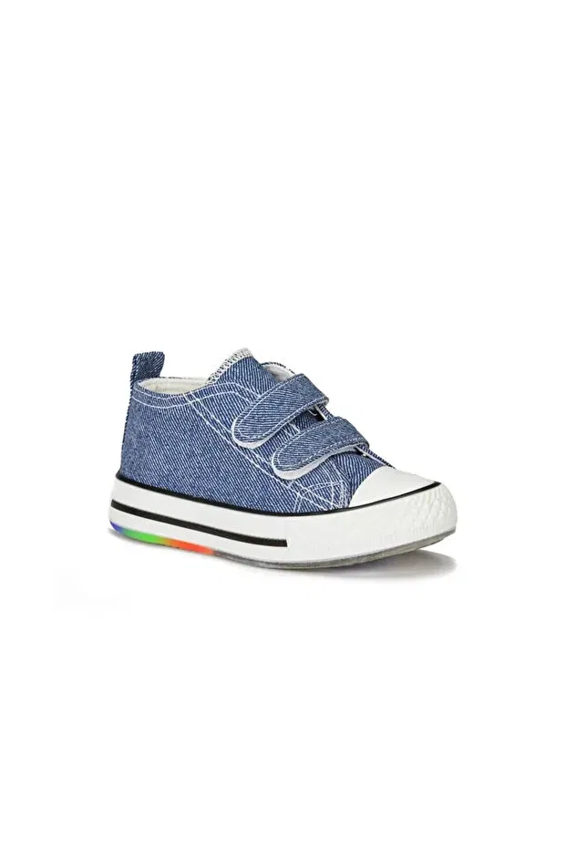 Детские повседневные туфли для мальчиков с подсветкой Vicco, Jeans Blue — фото 2