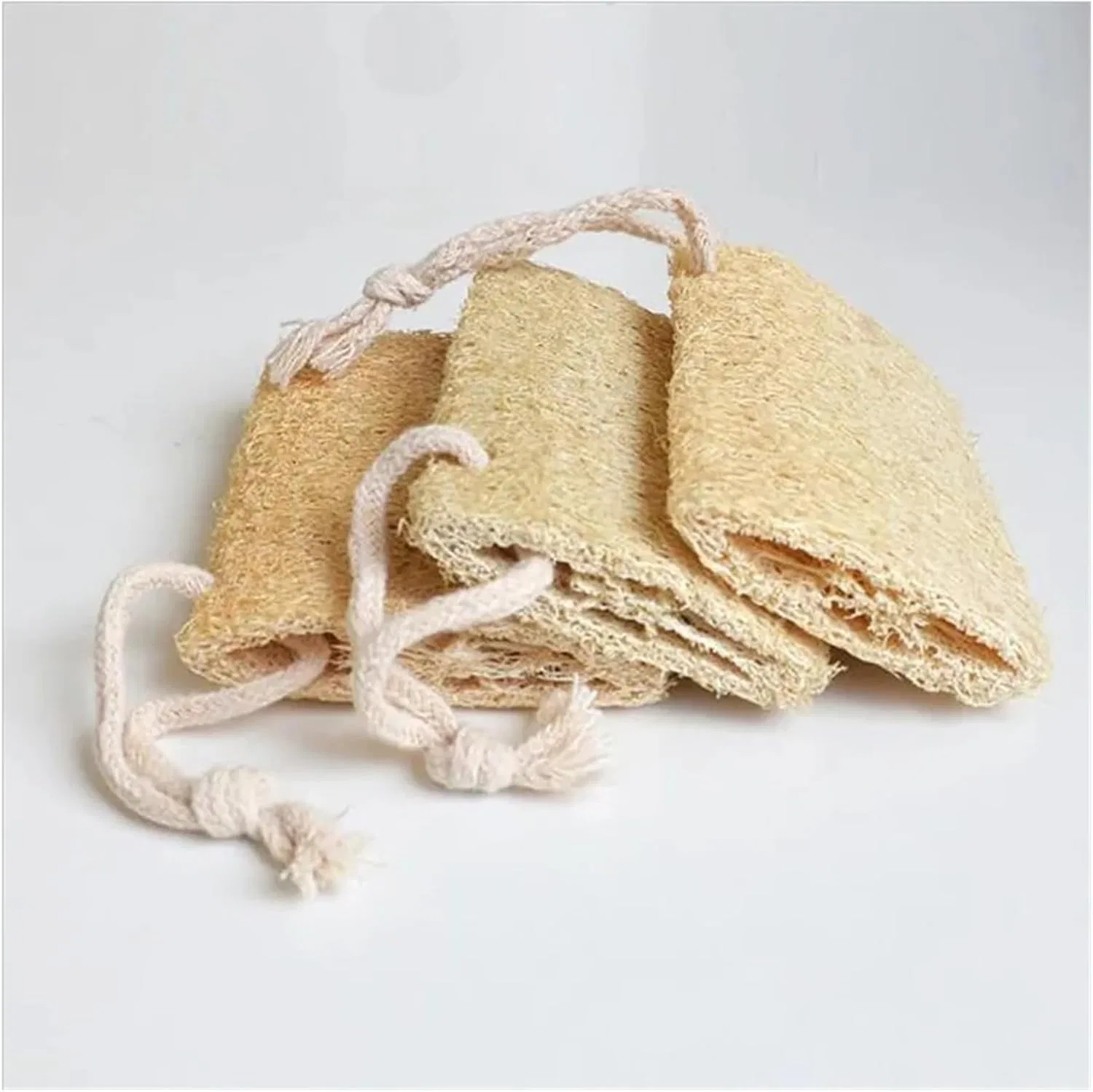 Люфа для ванны Organic Loofah Body Scrubber, 10x6-15x8 см, Style 4 Generisch — фото 3