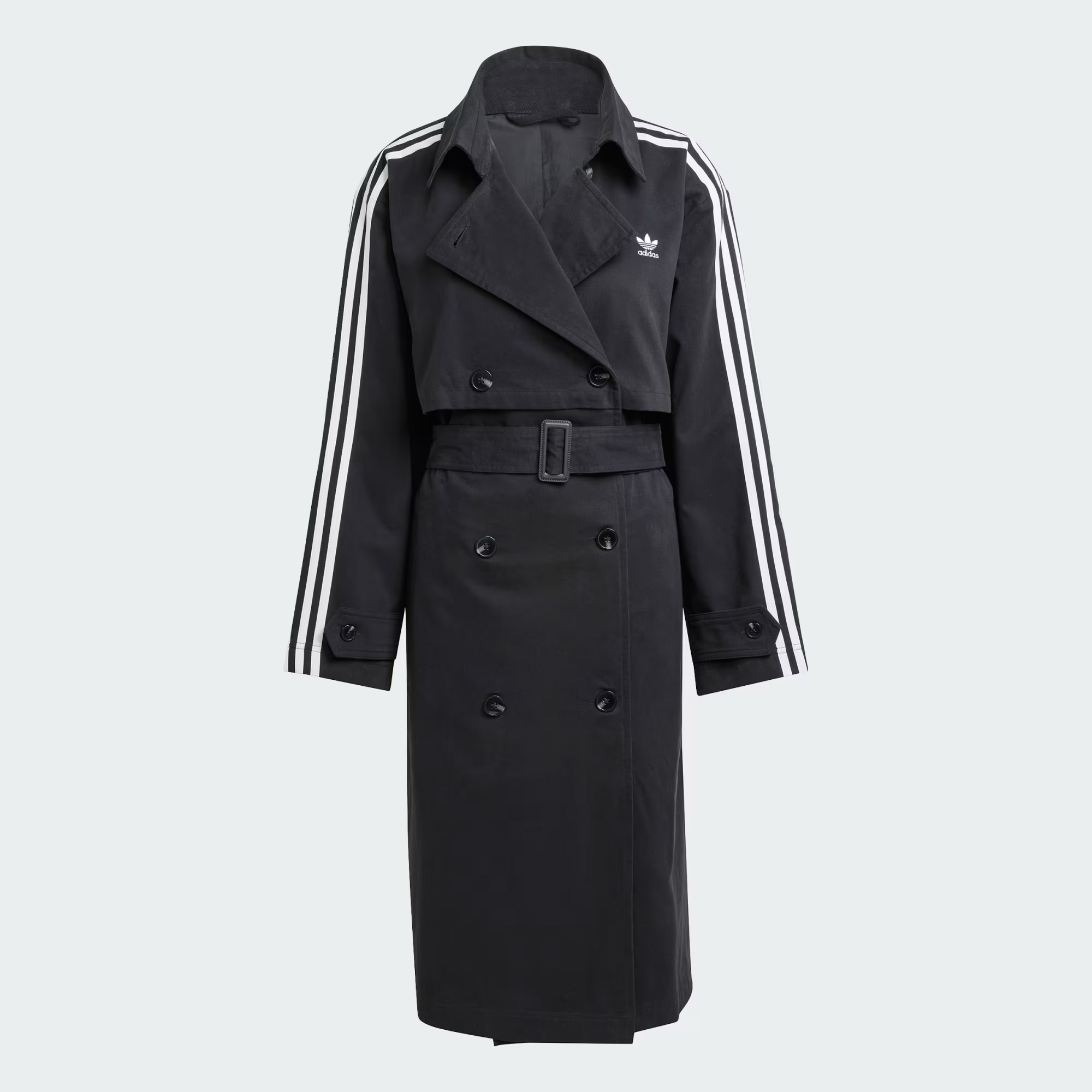 

Тренч Adidas Adicolor Twill, черный