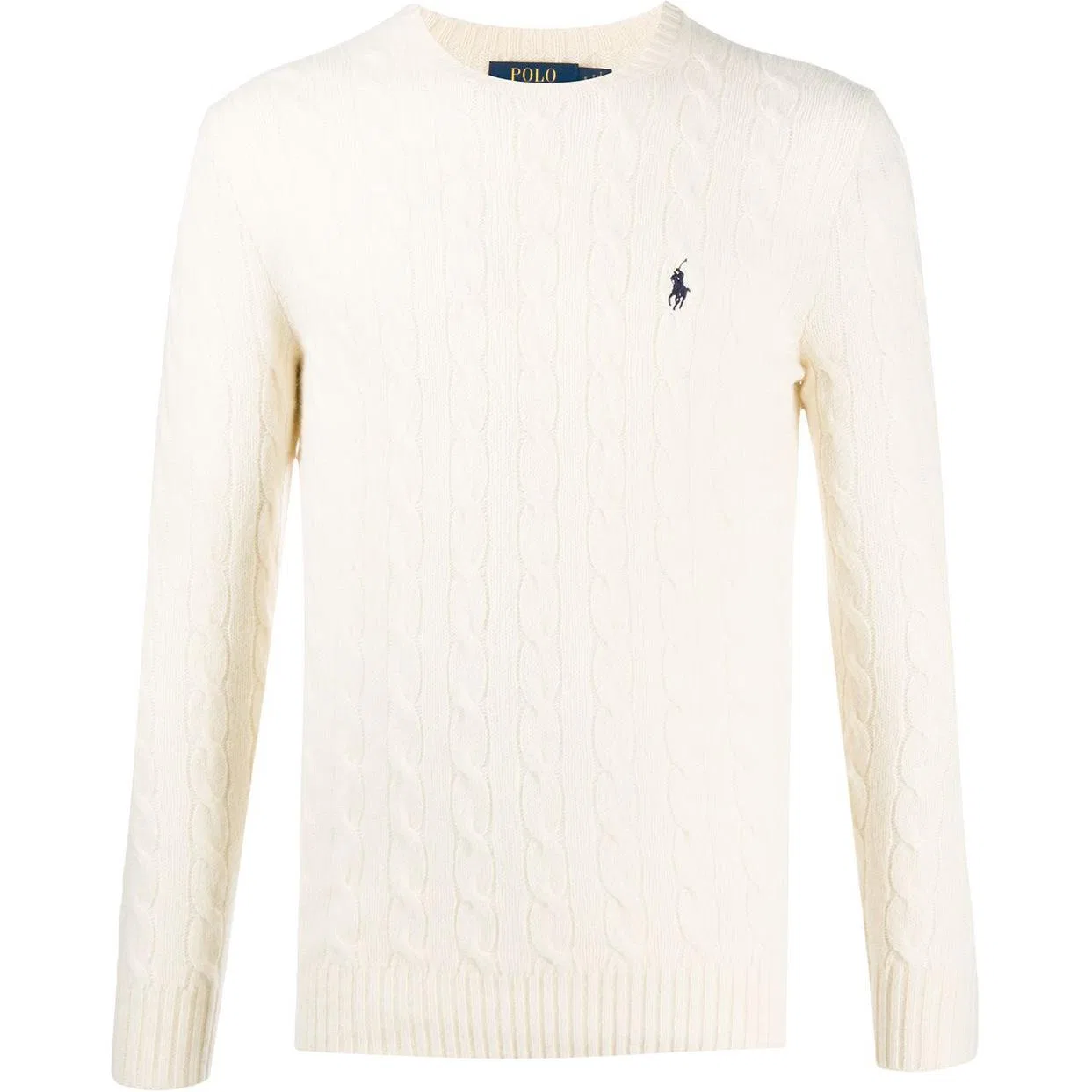 Мужской свитер с косами Polo Ralph Lauren, Natural