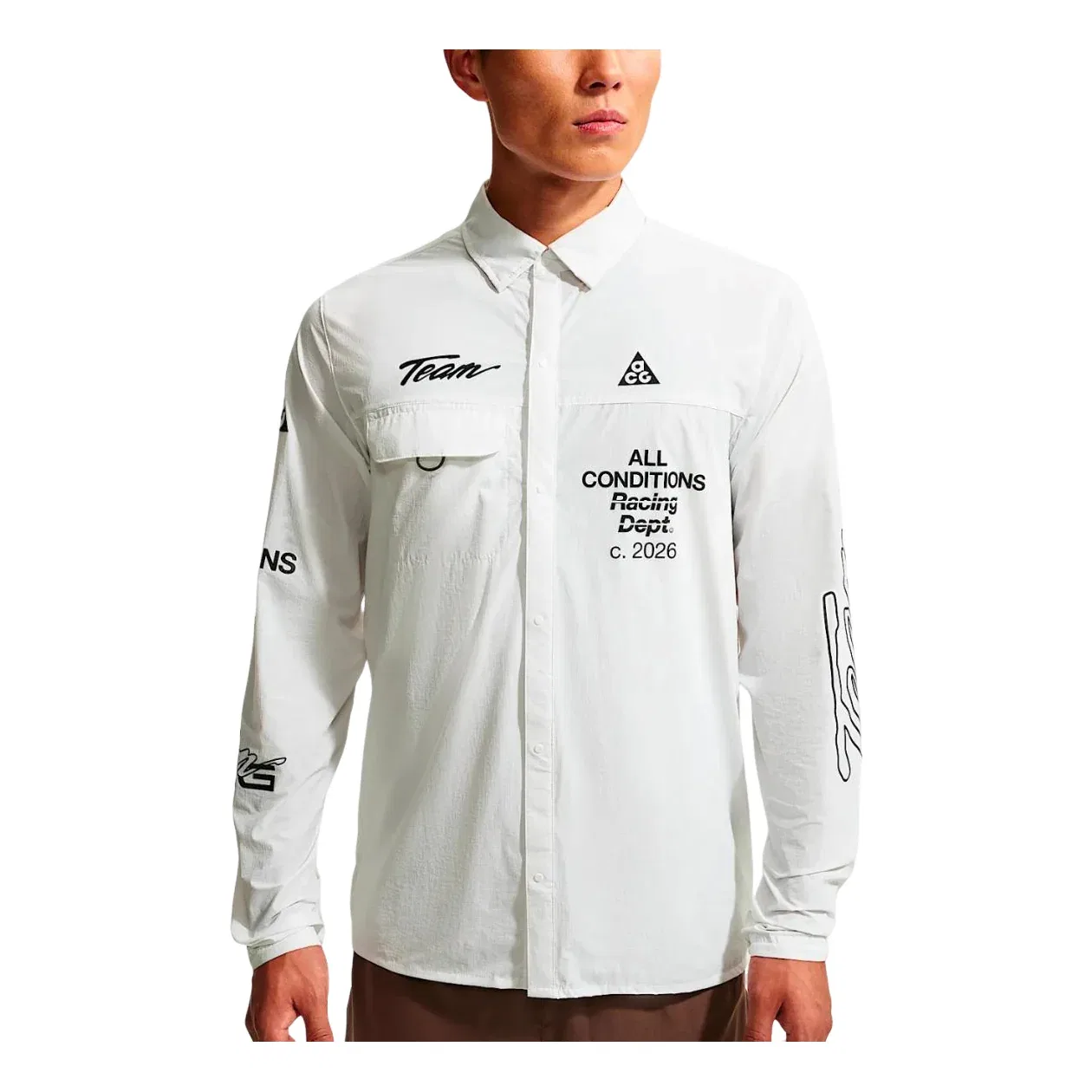 Мужская рубашка ACG Aireez UV-Resistant Top Asia Sizing 'Summit White' Nike, Summit White