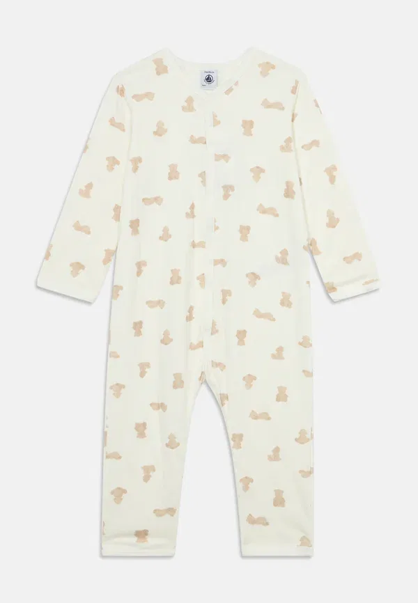 Пижама с принтом Unisex Petit Bateau, marshmallow/brun, коричневый