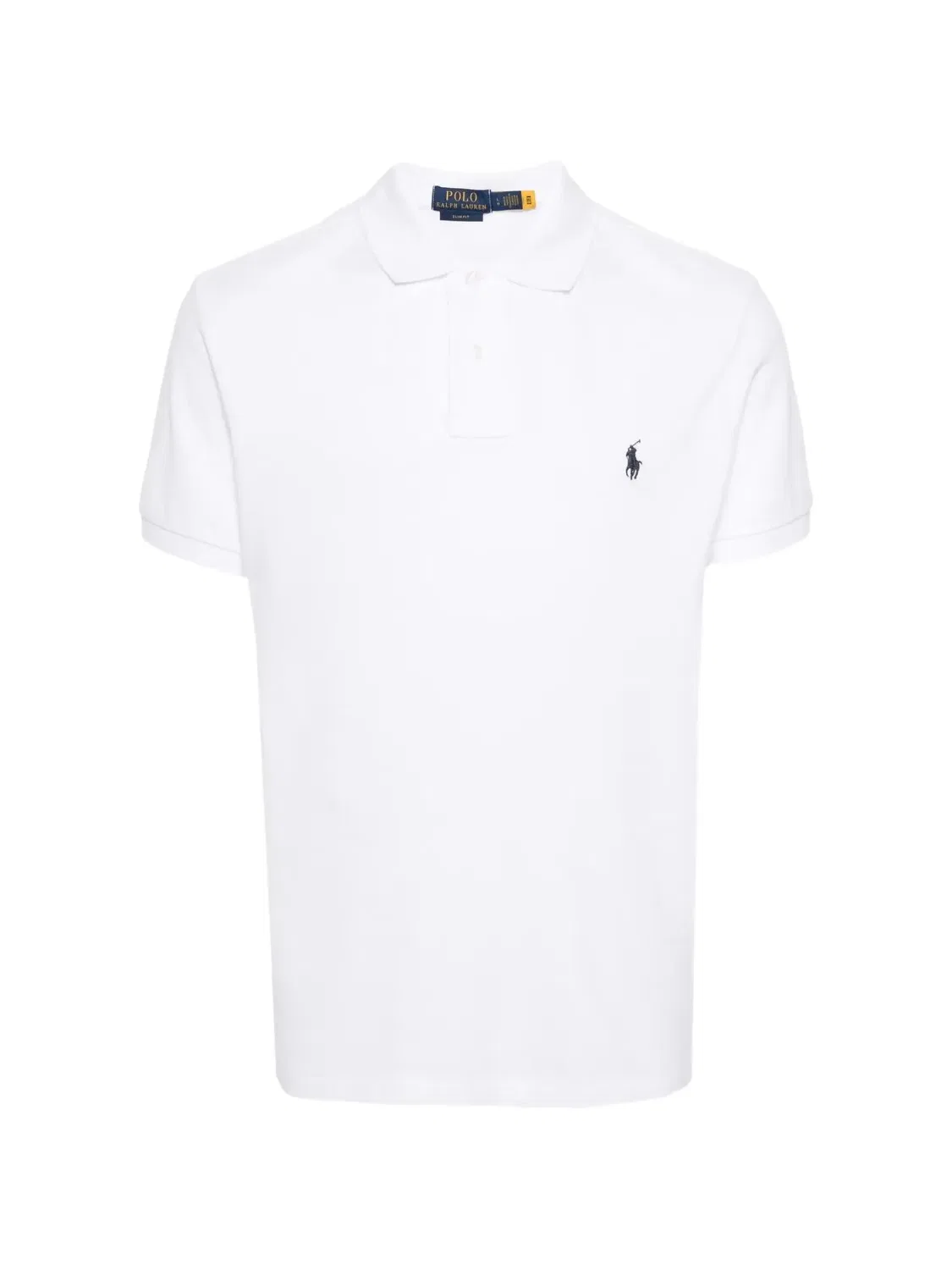 Рубашка поло белая хлопковая Polo Ralph Lauren, белый