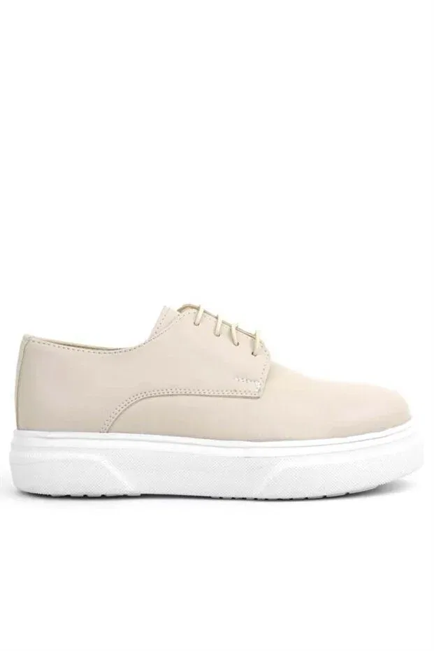Детские классические туфли для мальчиков на высокой подошве Rakerplus, Nude Color — фото 4