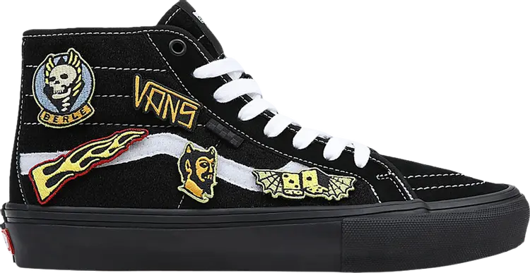 

Кеды Vans Elijah Berle x Skate Sk8-Hi Decon Black, черный