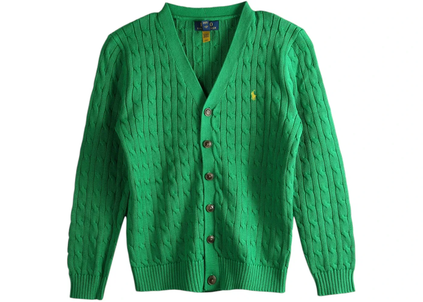 Детский кардиган с длинным рукавом Polo Ralph Lauren, Cruise Green