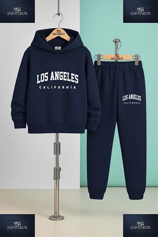 Детский комплект спортивных костюмов Ss Sinser, Gray Navy Blue — фото 4