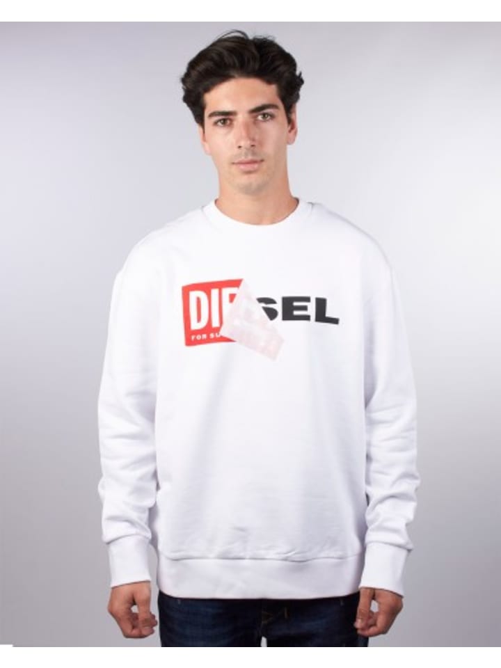 

Толстовка Diesel 00S8WC0IAEG Sweatshirt, цвет Denim
