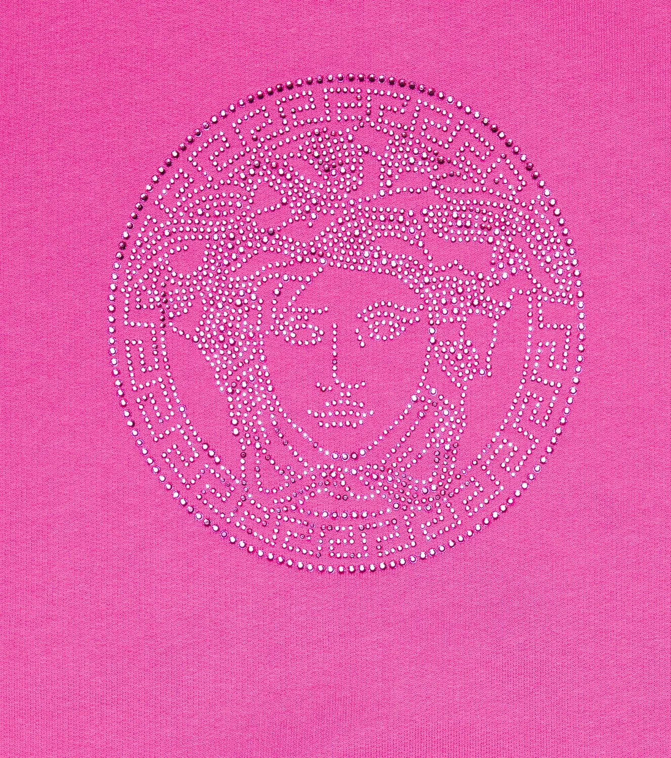 Платье-толстовка Medusa Versace Kids, розовый — фото 3