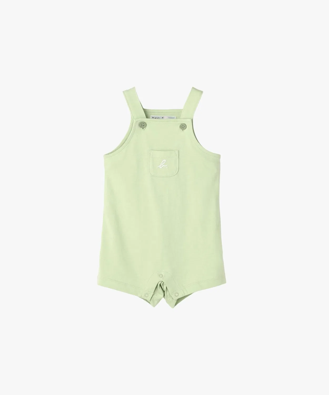 Детский хлопковый комбинезон без рукавов agnes b., Green