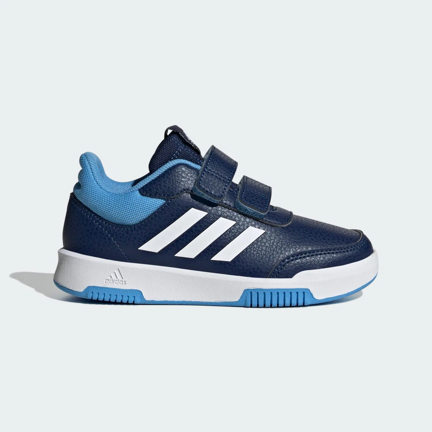 Детские кеды с липучкой Tensaur Hook and Loop Adidas, Dunkelblau Weiss Blau