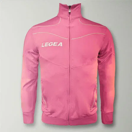 Детская ветрозащитная куртка с капюшоном Junior Texas, Legea, Rosa Weiss
