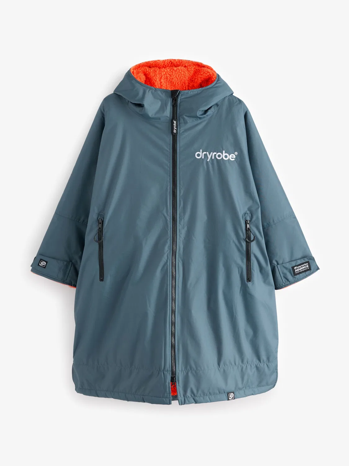 Переодевальный халат dryrobe Advance Kids, серый — фото 4