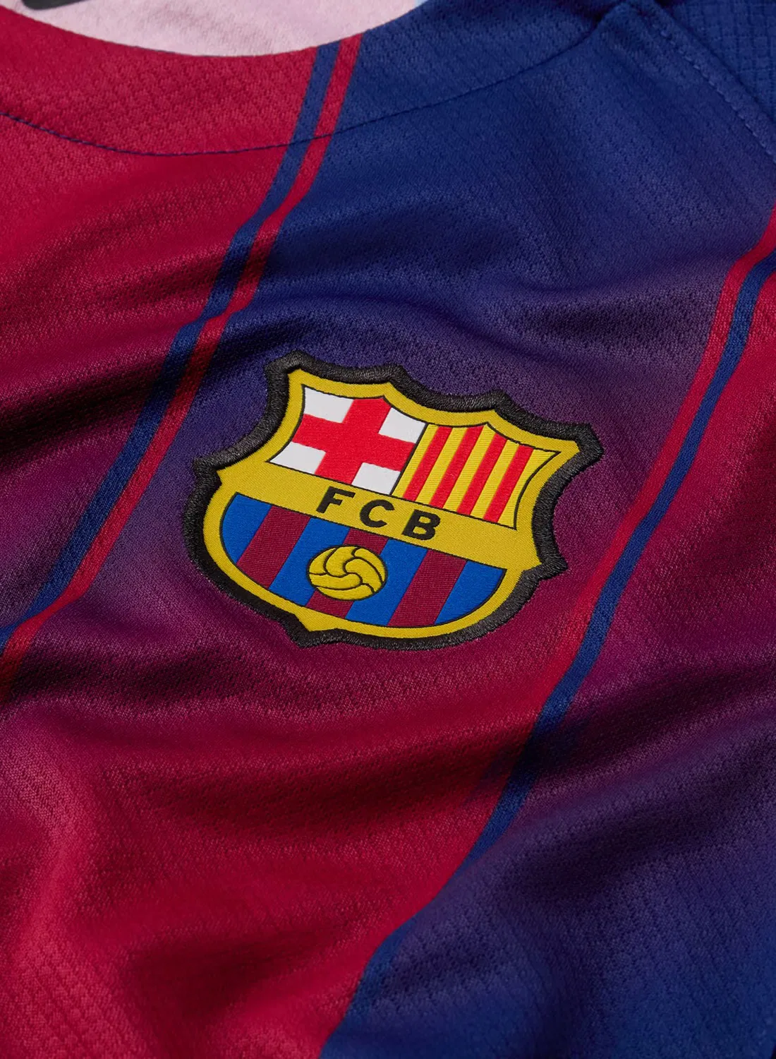 Футболка с принтом FC Barcelona 25/26 Nike, синий — фото 3