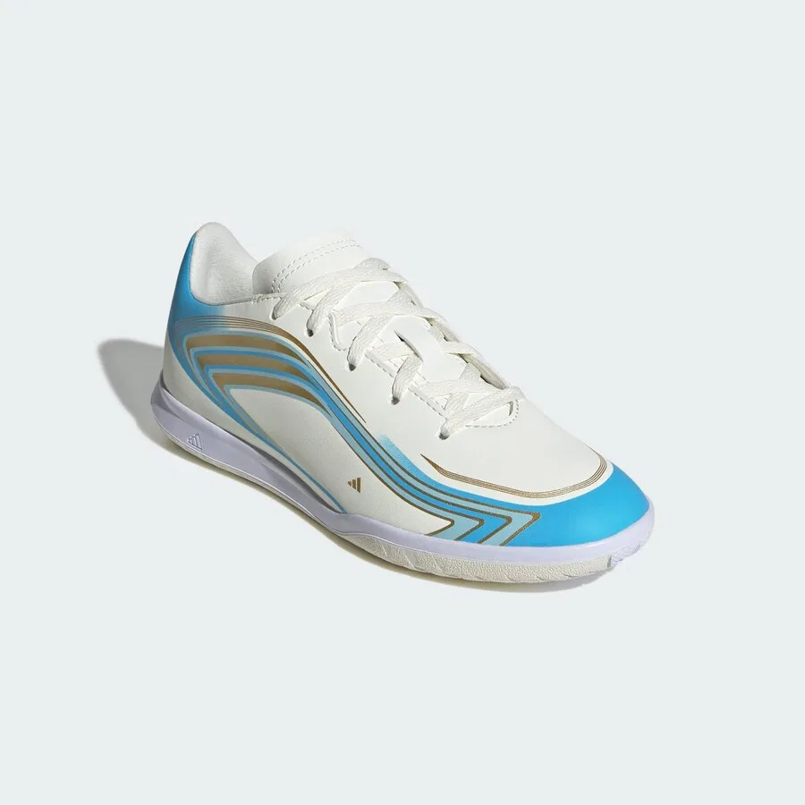 Спортивные кроссовки ADIDAS PERFORMANCE 'F50 Messi Club' светло-бежевого цвета — фото 4