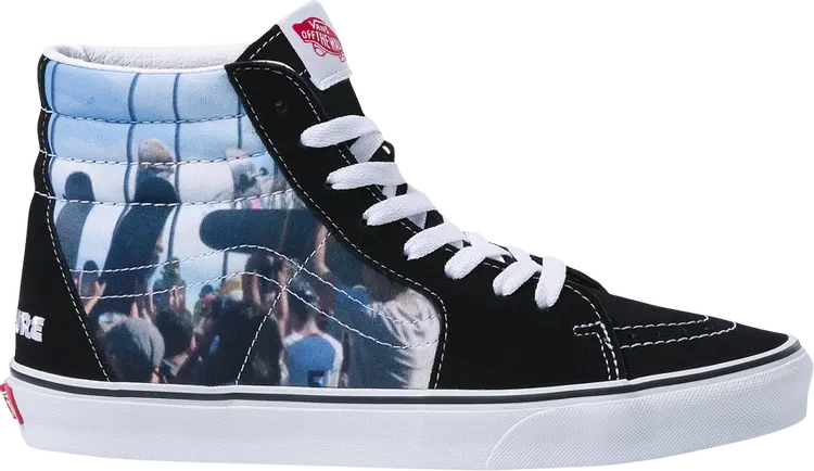 

Кеды Vans MOCA x Frances Stark x Sk8-Hi Poets on the Pyre III, 2015, черный