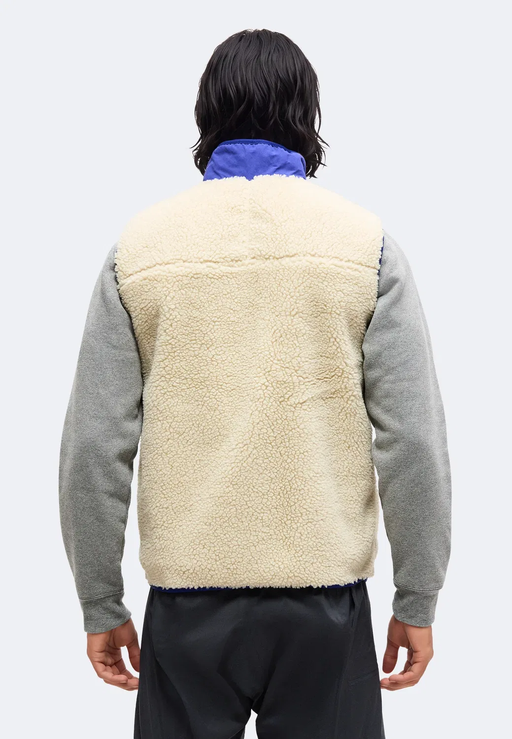 Классический жилет в стиле ретро-х Patagonia, Dark Natural/Cobalt Blue — фото 3
