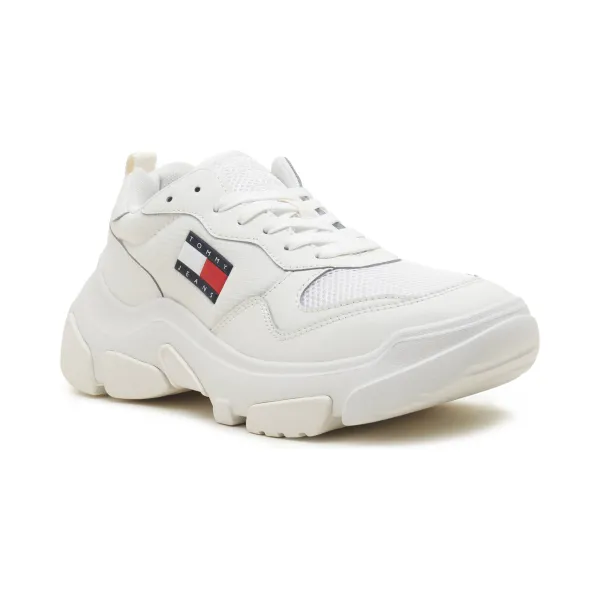 

Кроссовки с добавлением кожи Tommy Hilfiger, белый