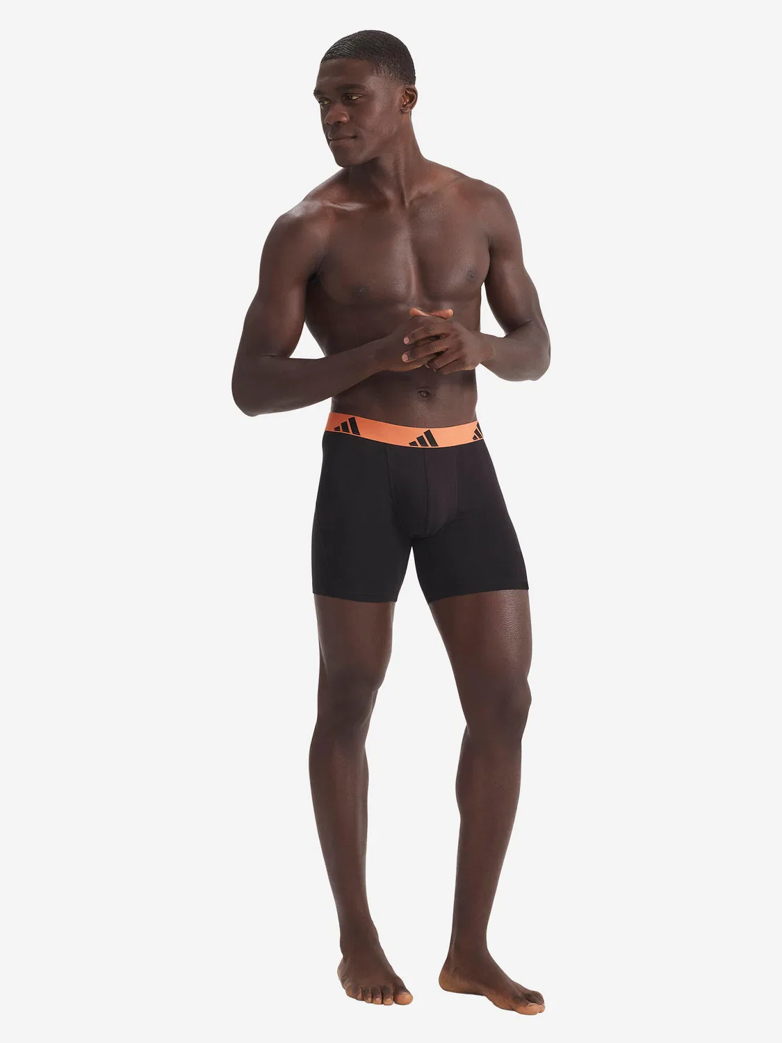 Мужские классические боксеры Active Flex Cotton Adidas, Bunt Hellgrun — фото 3