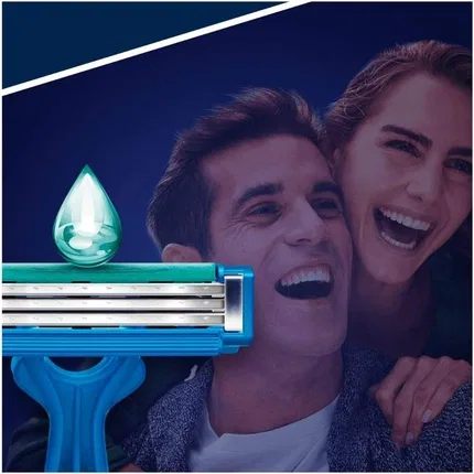 Бритва одноразовая с фиксированной головкой Gillette Blue3 Simple, 8 шт.