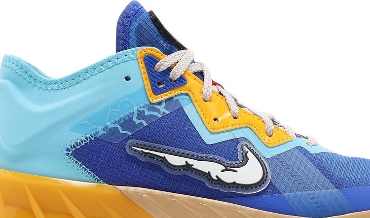 Кроссовки Nike Space Jam x LeBron 18 Low GS 'Wile E. x Roadrunner', многоцветный — фото 3