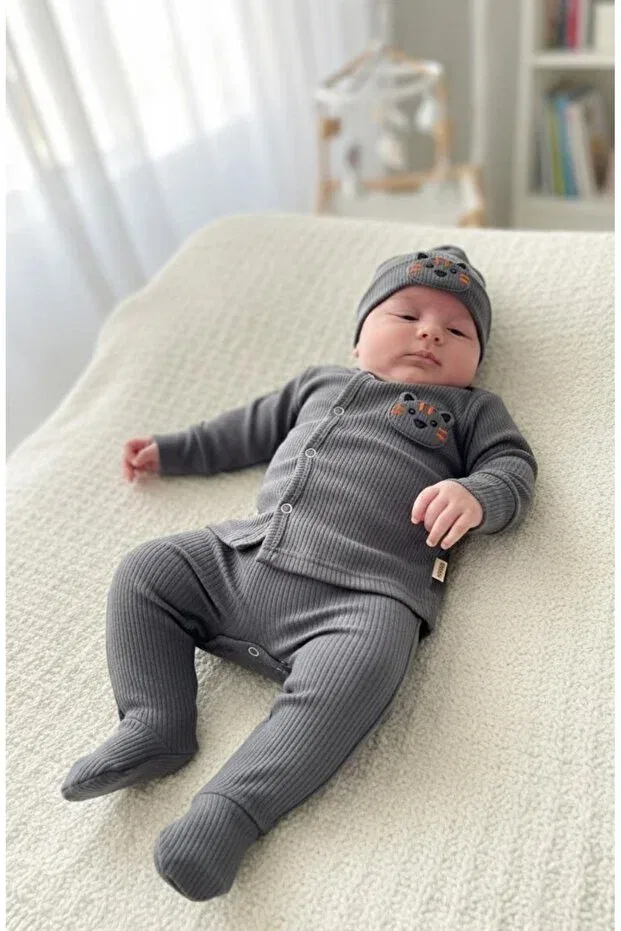 Детский комплект одежды для новорожденных с принтом Young Bymurat Baby, Multicolor — фото 2