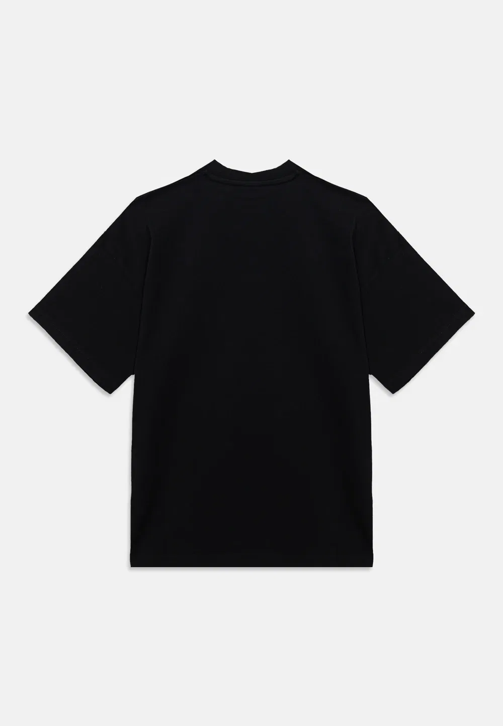 Плотная, свободная футболка унисекс - базовая модель Lyle & Scott, Jet Black — фото 2