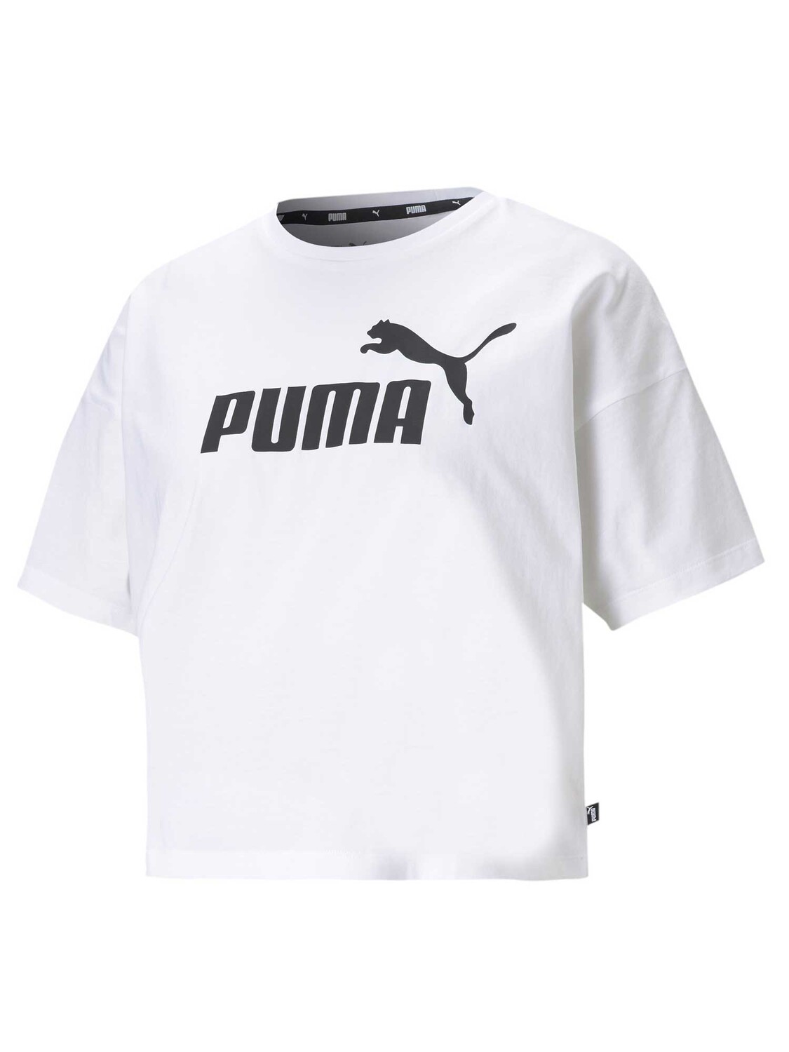 

Футболка Puma ESS Cropped Logo, белый