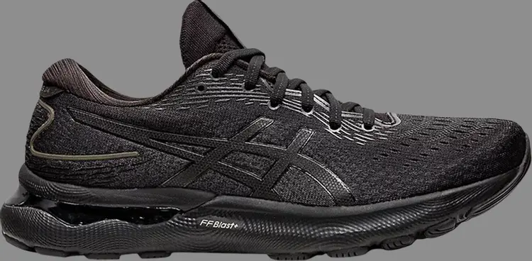 

Кроссовки gel nimbus 24 2e wide 'triple black' Asics, черный